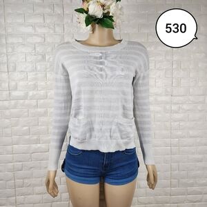 banana republic small light gray sweater